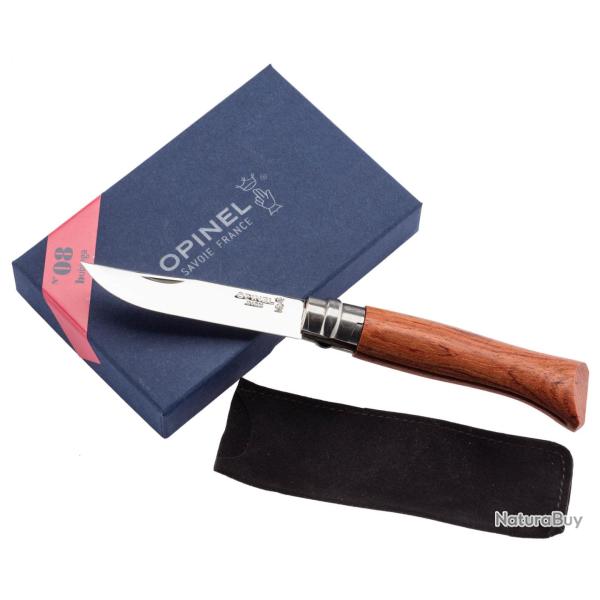 Couteau Opinel luxe num�ro 8 - Num�ro 8 - Padouk - LC258