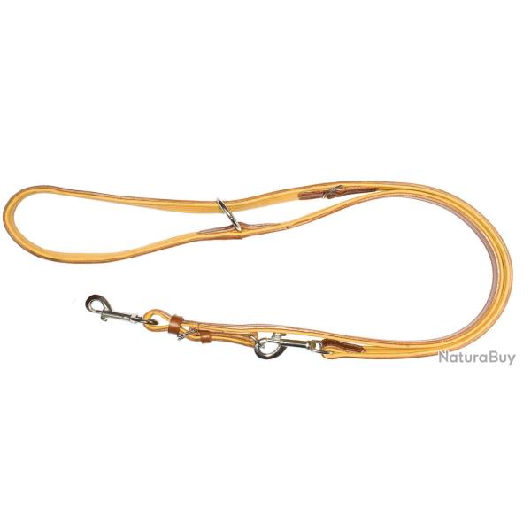 Laisse de dressage cuir marron - Heim - CH8880