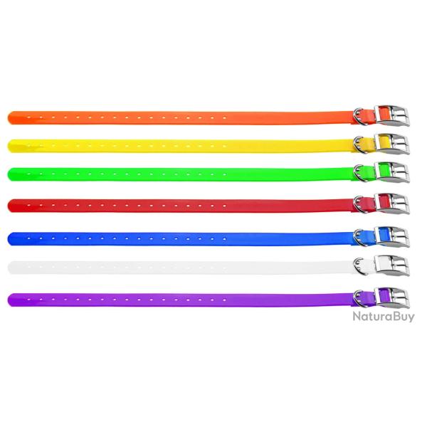 Collier pour chien 2,5 cm en polyur�thane - Country - Collier Orange - CH5210