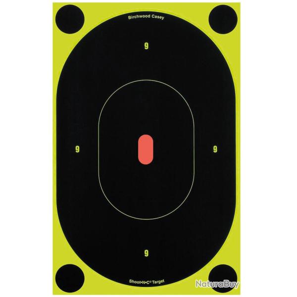 Cibles Silhouette packs - 5 cibles 23 cm + 15 cibles 10 cm + 100 pastilles - A52151