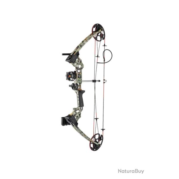 Pack Arc compound M120 camo sombre - Ensemble cordes et poulies - AJ4515CO