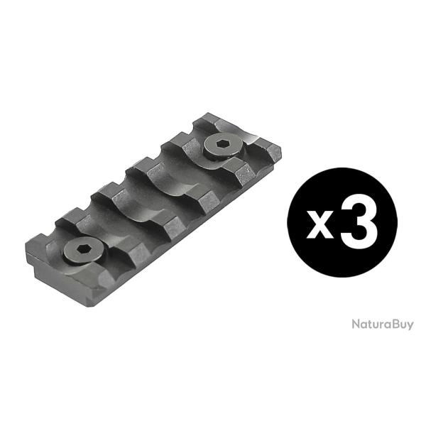 Pack 3 rails Keymod 5 slots - 3 rails Keymod 5 slots - A64403