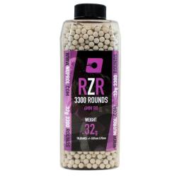 Billes Airsoft 6mm RZR 0.32g bouteille 3300 bbs - 0,32 - BB9129