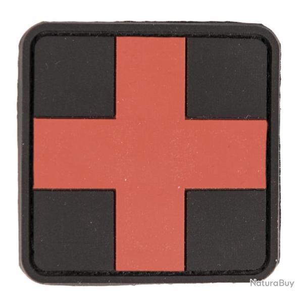 Patch PVC premier secours croix rouge 5.5 x 5.5cm - A60471