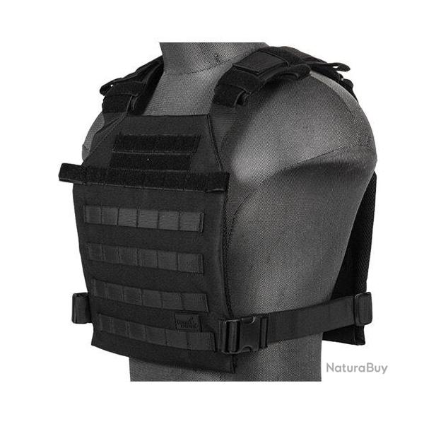 Gilet l�ger Plate carrier noir 1000D - Noir - A68609