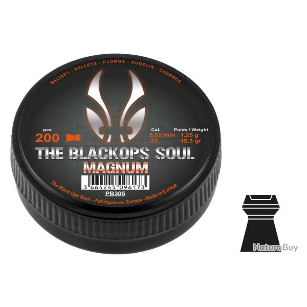 Plombs The Black Ops Soul MAGNUM Cal. 5,5 mm - PB305