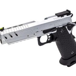 R&eacute;plique GBB gaz Vorsk CS Hi-Capa Vengeance Noir / Silver 1,0J - PG3427