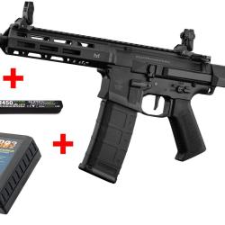 Pack M4 Falcon 904 AEG Mosfet et E.T.U 1,3J + batterie Lipo + chargeur - PCKLE3050