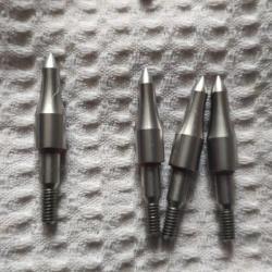 TOPHAT - Pointe Combo APEX 3D 125  grains 5/16" lot de 5 Pointes +Joints toriques rouge