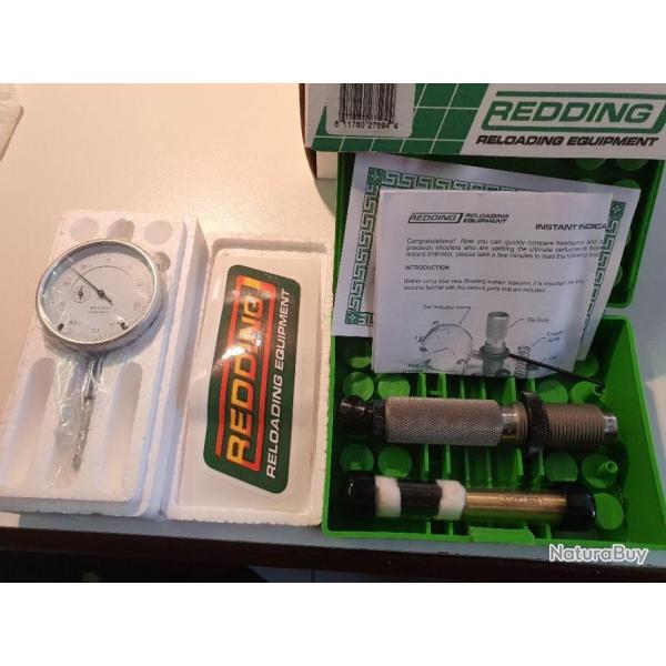 REDDING COMPARATEUR INDICATEUR INSTANTAN� NEUF / INSTANT INDICATOR CAL 338 LAPUA MAGNUM REF 27594