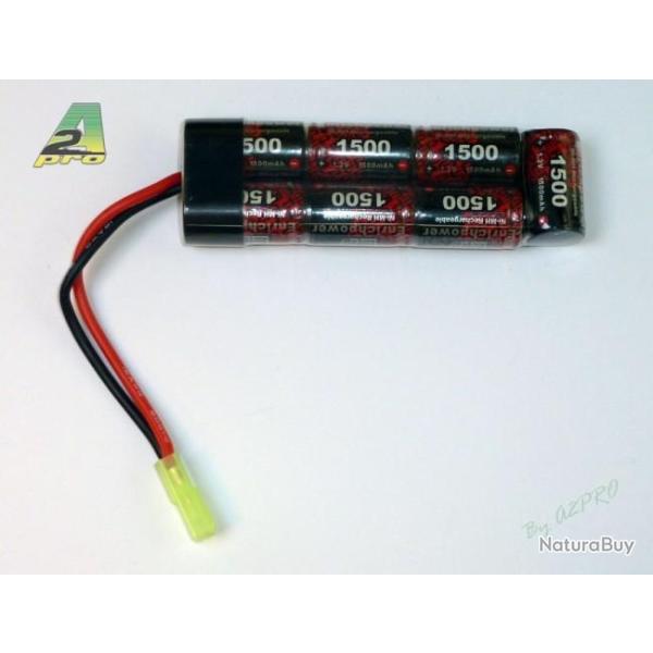 Airsoft - Batterie mini Ni-Mh 8.4 V - 1600 mAh | A2 Pro (0500 0000)