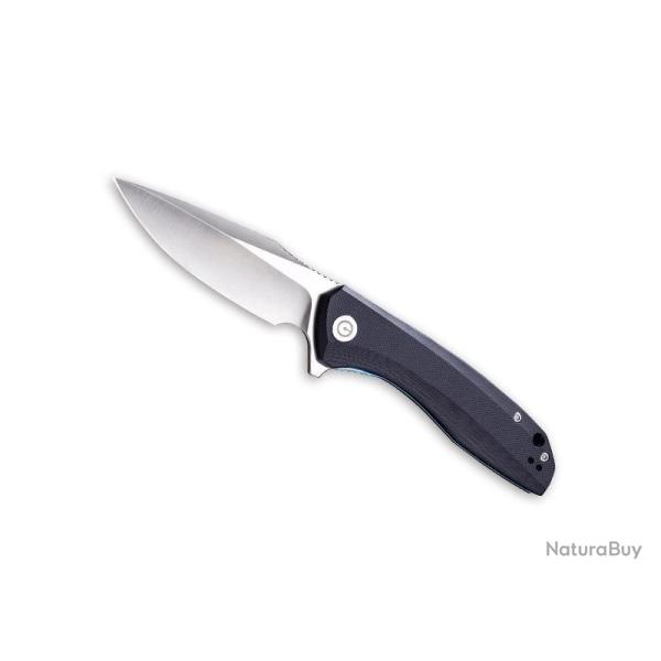 BEL670 COUTEAU CIVIVI "BAKLASH" LAME ACIER MANCHE 11.5CM INOX BLEU + ENTRETOISE G10 NOIR NEUF