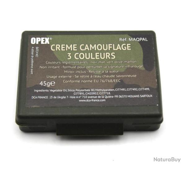 Cr�me camouflage 3 couleurs OPEX
