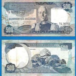 Angola 500 Escudos 1972 Escudo Carmona Afrique  Billet