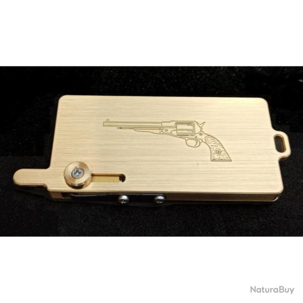 Distributeur d'amorces � poudre noire pour ~120 amorces 4-4.7mm - Gravure Remington