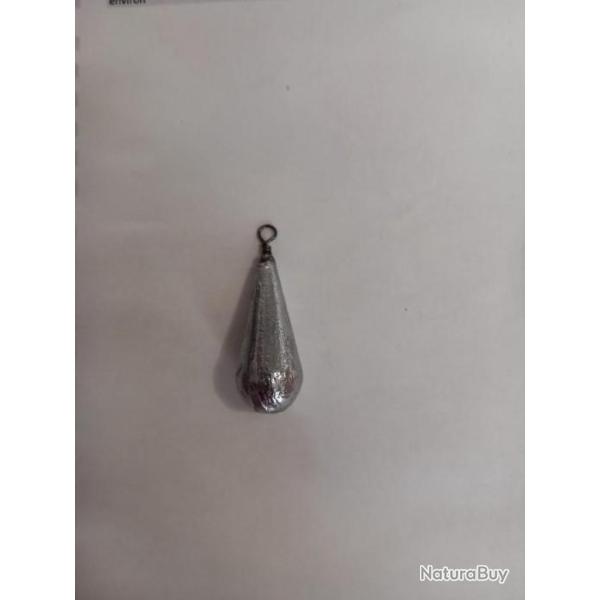 Lot de 10 plombs Arlesey (poire) de 10g