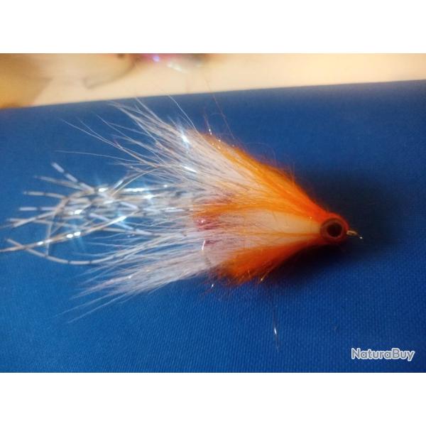 Mouche carnassiers 15 cm t�te orange
