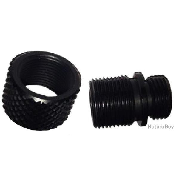 Airsoft - Adaptateur silencieux 14 mm CCW pour KWC 1911 CO2 | Swiss arms (0000 1781)