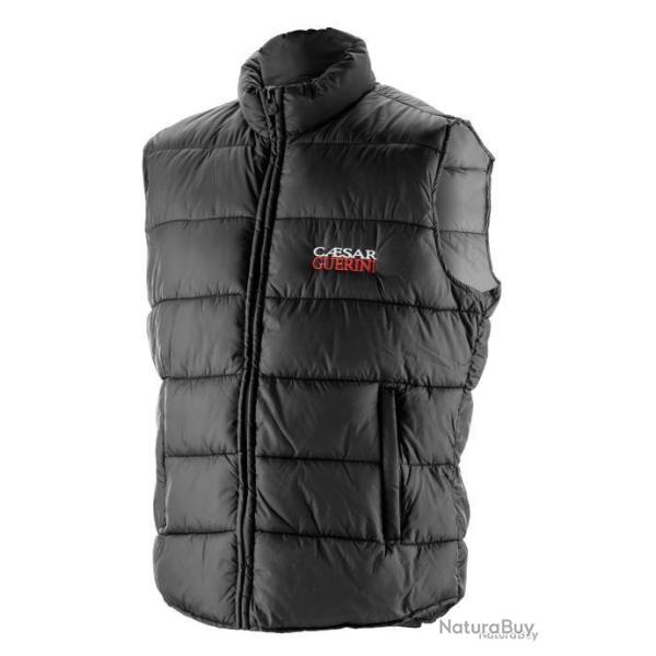 Doudoune Noire Sans Manches Caesar Guerini Matelass� Body Warmer VGD1