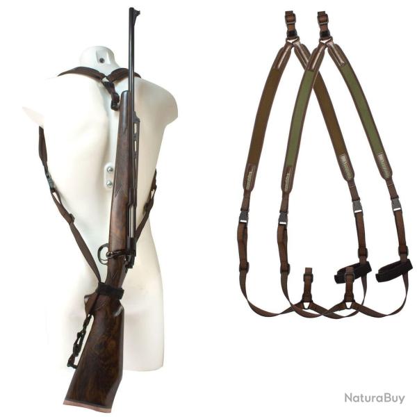 Niggeloh Bretelles Carabines N�opr�ne Montagne Marron - N1452