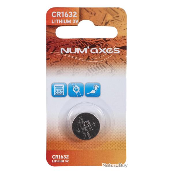 Num'axes - Blister 1 Pile Cr1632 Lithium 3 V (Equivalence : Dl1632) - NUM830