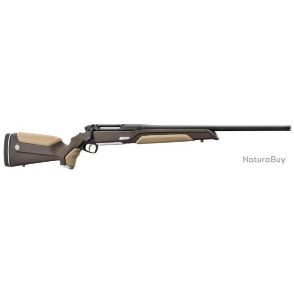 Steyr Monobloc Cal.30-06 Spr. Crosse Mocca - Set Inserts Cuir Noir - SMBC0010