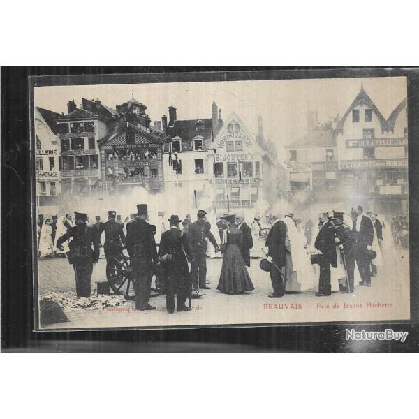 beauvais ftes de jeanne hachette "canon" cpa