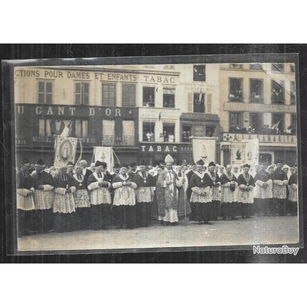 beauvais ftes de jeanne hachette (le clerg ) genre carte photo gatelet  cpa