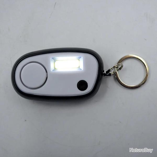 Lampe s�curit� COB 3 modes d'�clairage ABS blanc 6,3x3,7x1,6cm