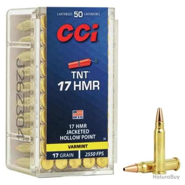 17 HMR JHP TNT 1,10g/17grs. (Calibre: .17 HMR)