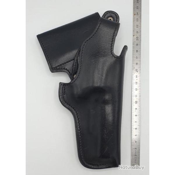 Holster cuir "Scorpion" pour revolver.