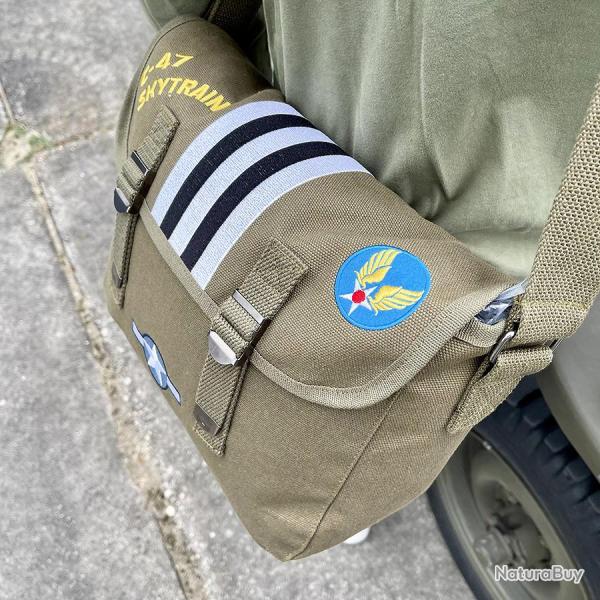 Sac musette USAF C47 Skytrain D-Day