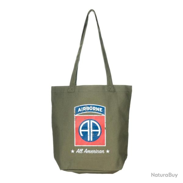 Sac fourre-tout en toile 82e Division A�roport�e