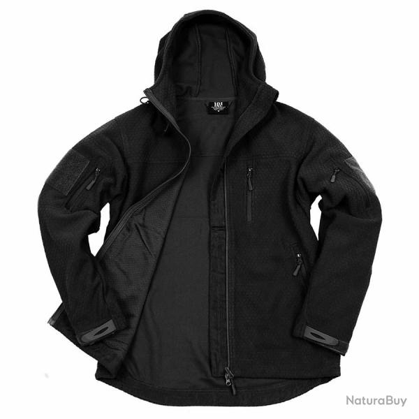 Veste polaire Hexagone Couleur Noir