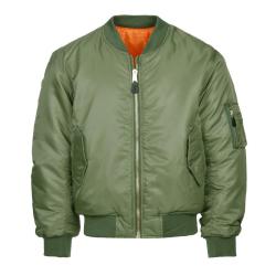 Blouson Bombers Aviateur MA1 Couleur Kaki