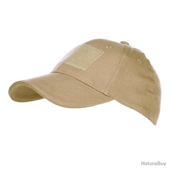 Casquette Baseball velcro personnalisable (Couleur Sable)