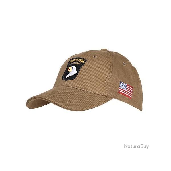 Casquette Baseball 101st Airborne (Couleur Sable)