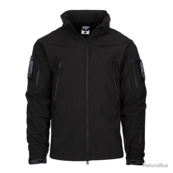 Veste tactique softshell Couleur Noir