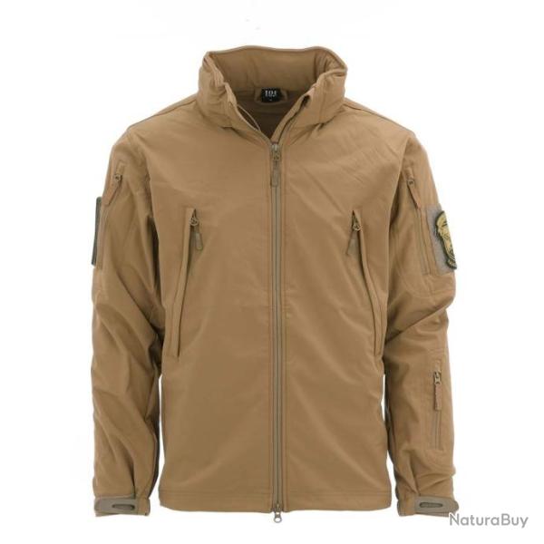 Veste tactique softshell Couleur Sable