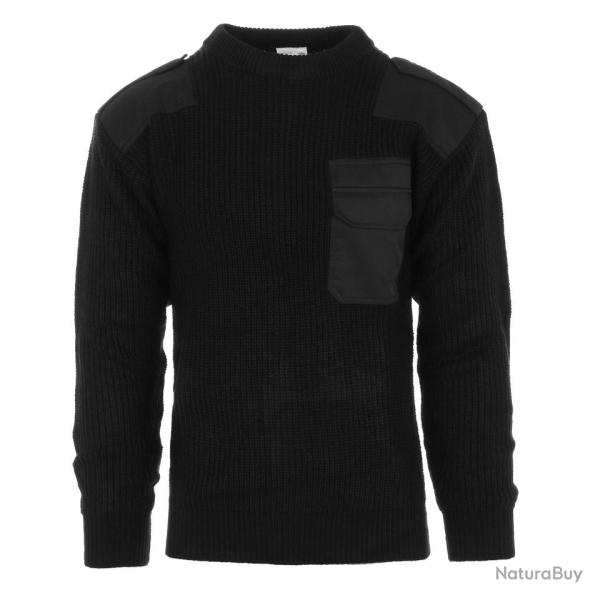Pull OTAN acrylique poche poitrine Couleur Noir