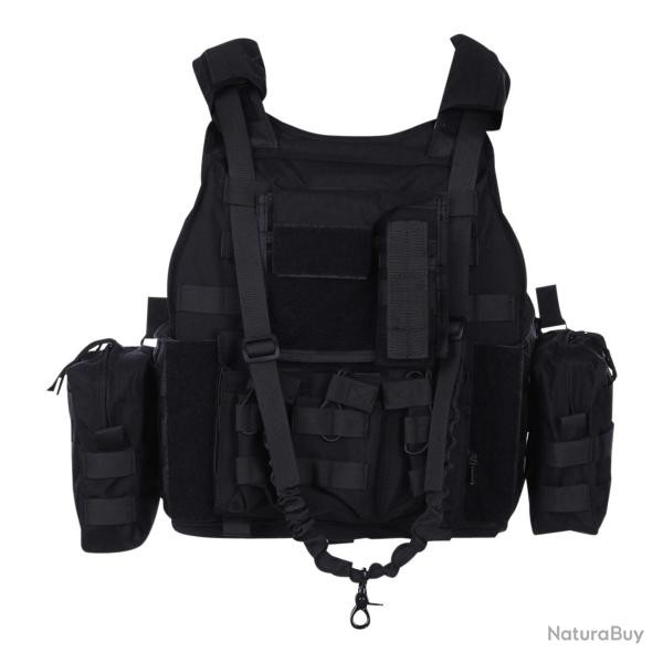 Gilet tactique Rangers Cordura (Couleur Noir)