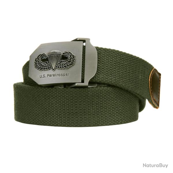 Ceinture toile 35mm US Paratrooper Couleur Kaki