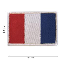 Patch tissu drapeau fran&ccedil;ais