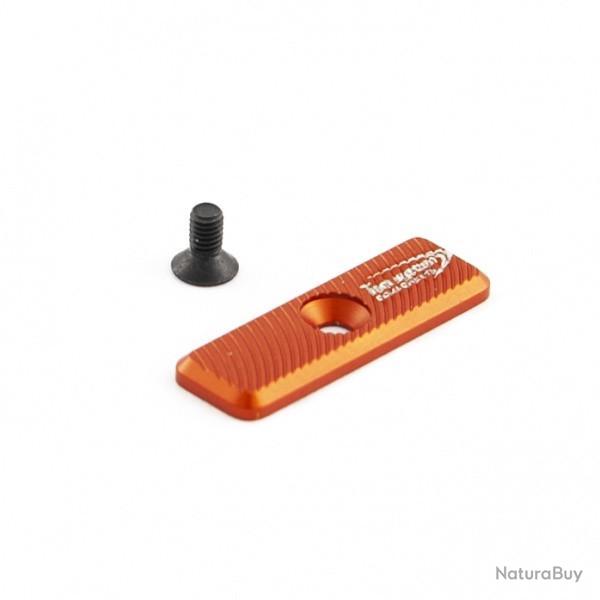 Bouton de d�verrouillage surdimensionn� 30mmx10mm - TONI SYSTEM - Orange