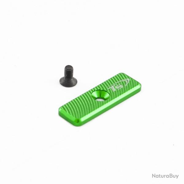 Bouton de d�verrouillage surdimensionn� 30mmx10mm - TONI SYSTEM - Vert