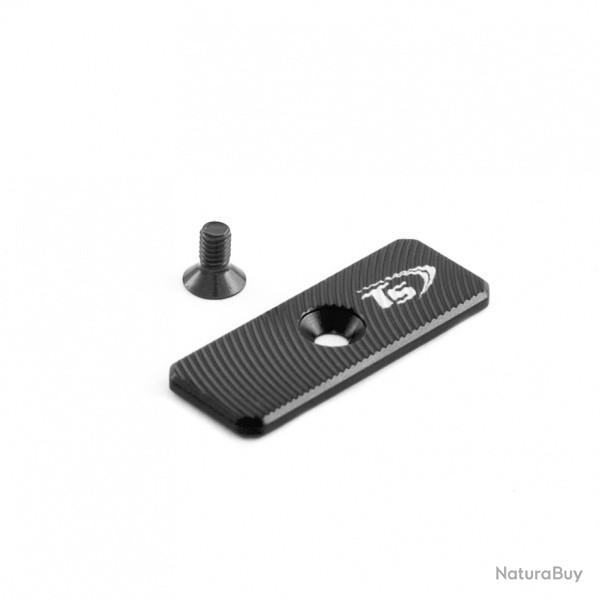 Bouton de d�verrouillage surdimensionn� trou central 42mmx16mm - TONI SYSTEM - Noir