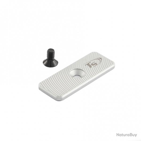 Bouton de d�verrouillage surdimensionn� trou central 42mmx16mm - TONI SYSTEM - Gris