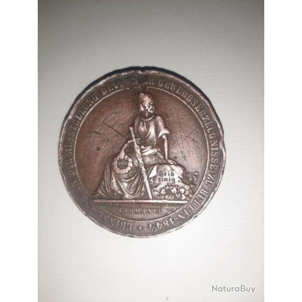 Mdaille Allemande Exposition 1844