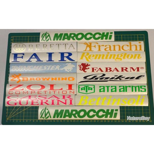 Stickers autocollant Vinyle Canon fusil toutes marques plus de 15 couleurs dispo !!!