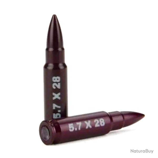 5 douilles amortisseur "Snap cap" cal. 57x28mm en aluminium - A-Zoom